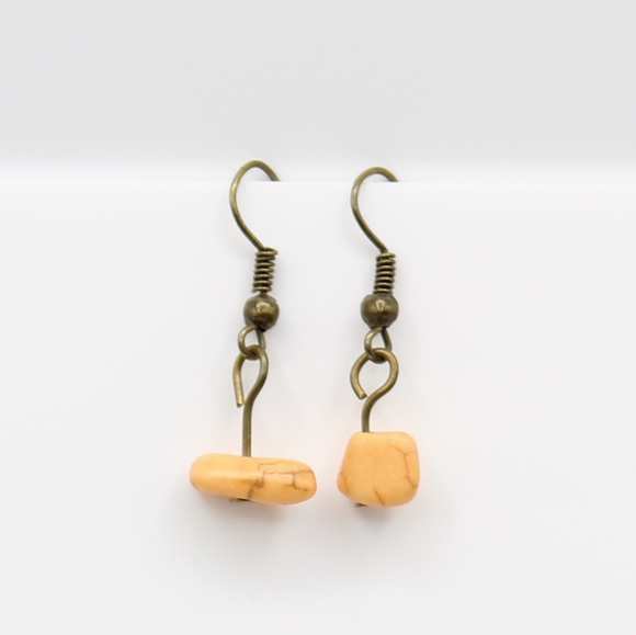 paparazzi Jewelry - paparazzi asymmetrical earthy drop earrings